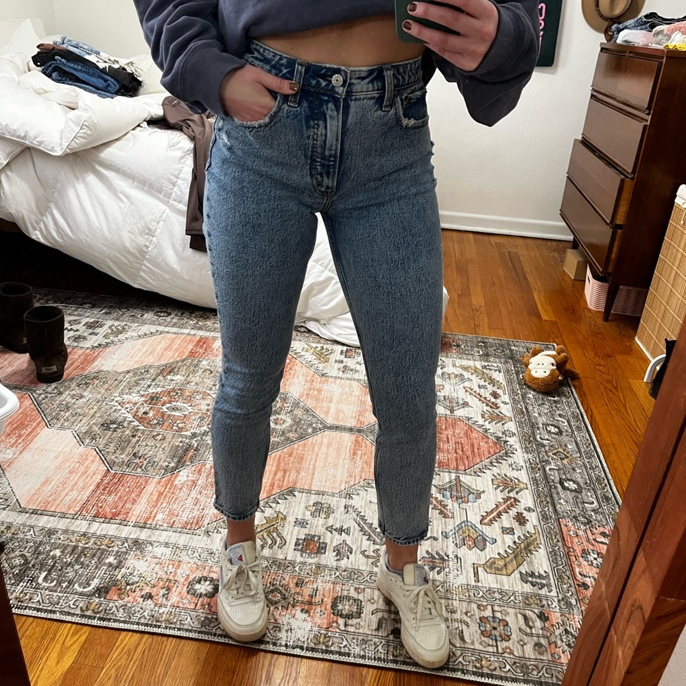 Abercrombie high waisted skinny CURVE LOVE